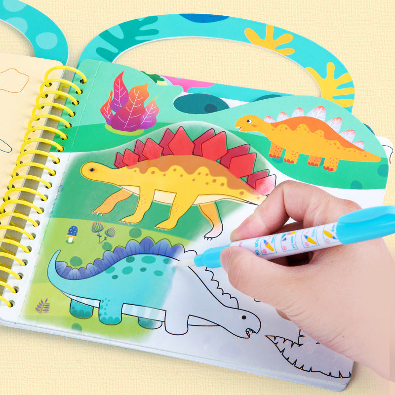 Mess-Free Water Reveal Coloring Book