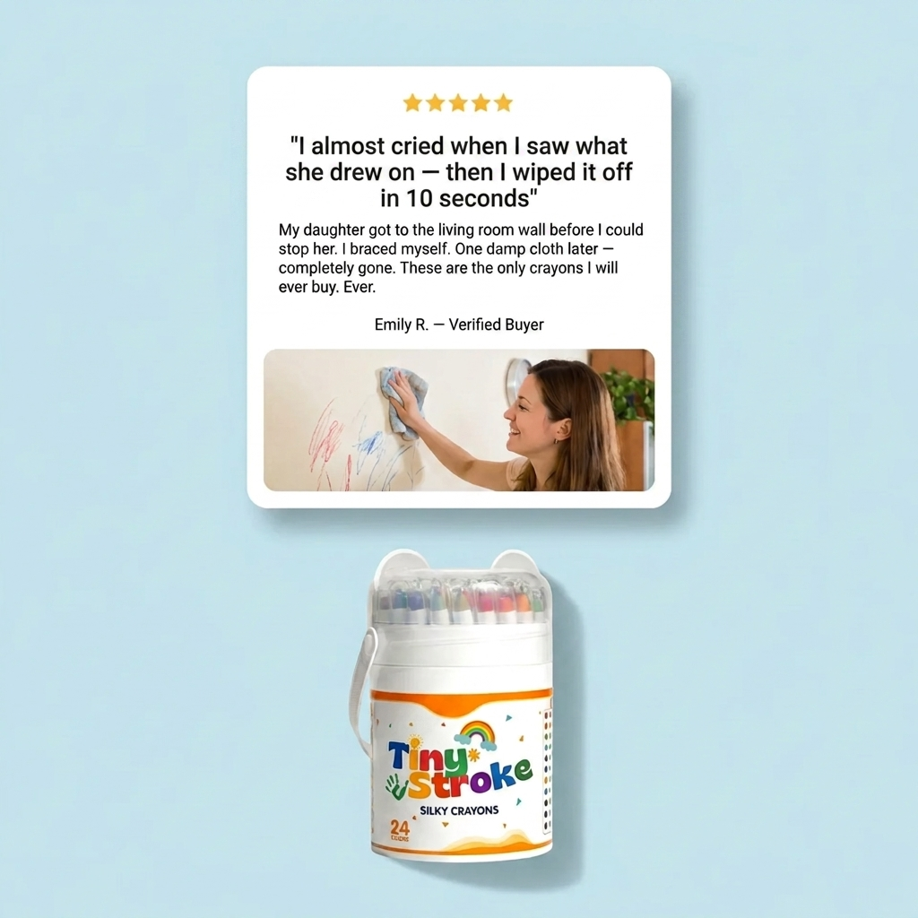 TinyStroke™ Washable Twist Crayons